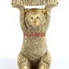 Beistelltisch Animal Bear Gold 35X34Cm
