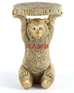 Beistelltisch Animal Bear Gold 35X34Cm