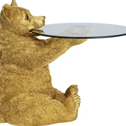 Beistelltisch Animal Bear Gold O40Cm