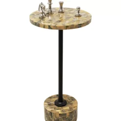 Beistelltisch Domero Mosaic Grau O25Cm