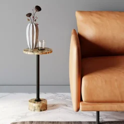 Beistelltisch Domero Mosaic Grau O25Cm