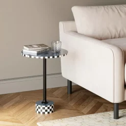 Beistelltisch Domero Race Blau O40Cm