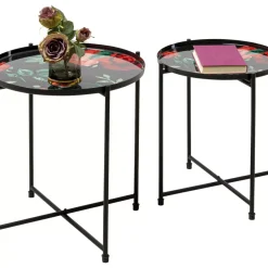 Beistelltisch Flowers Garden Round (2/Set)