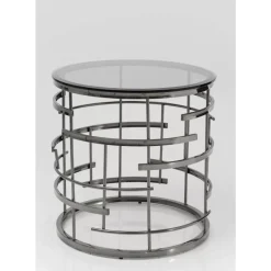 Beistelltisch Jupiter Silber O55Cm