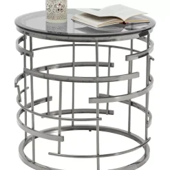 Beistelltisch Jupiter Silber O55Cm