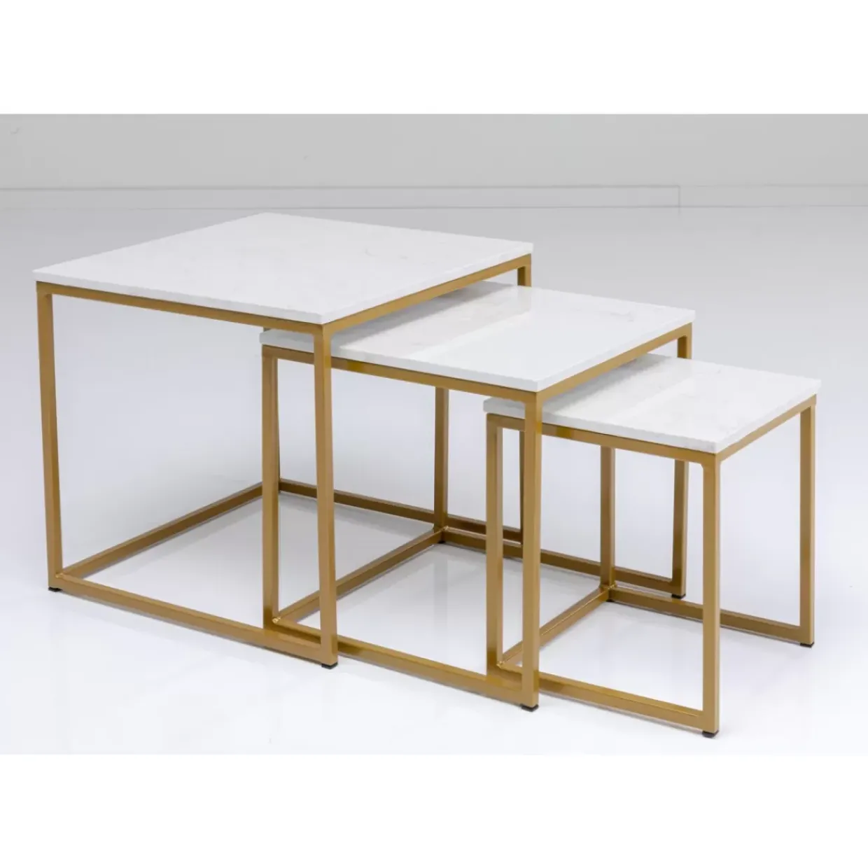 Beistelltisch Key West Gold (3/Set)