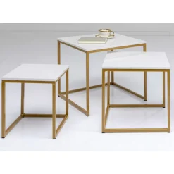 Beistelltisch Key West Gold (3/Set)