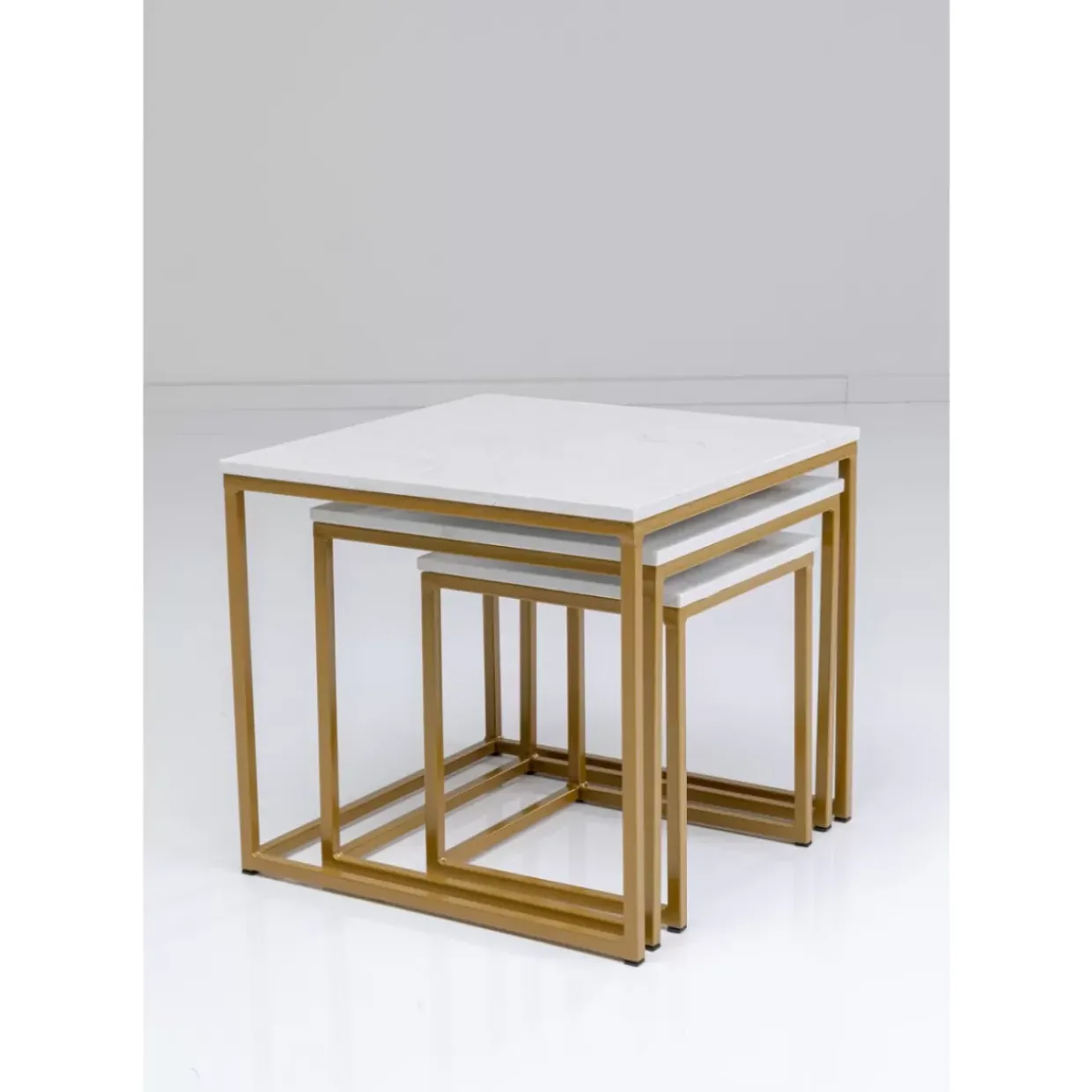 Beistelltisch Key West Gold (3/Set)