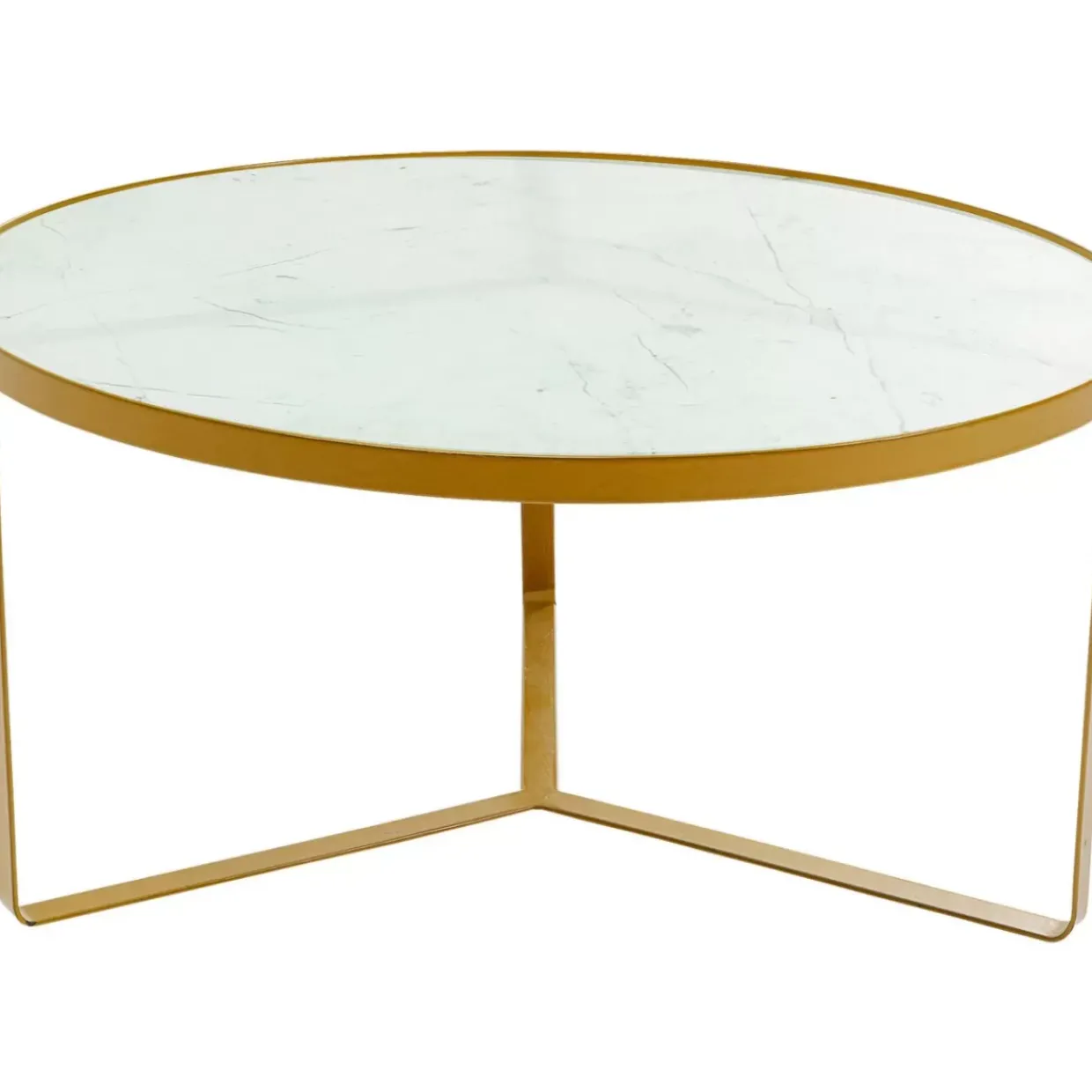 Beistelltisch Marble Gold O55