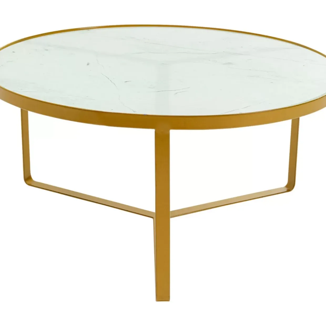 Beistelltisch Marble Gold O55