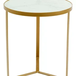 Beistelltisch Marble Gold O45