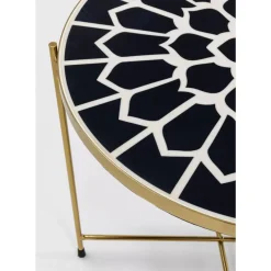 Beistelltisch Priya Schwarz (2/Set)