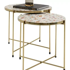 Beistelltisch Priya Weis (2/Set)