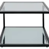 Beistelltisch Quadro Schwarz 50X50Cm