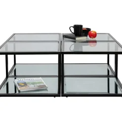 Beistelltisch Quadro Schwarz 50X50Cm