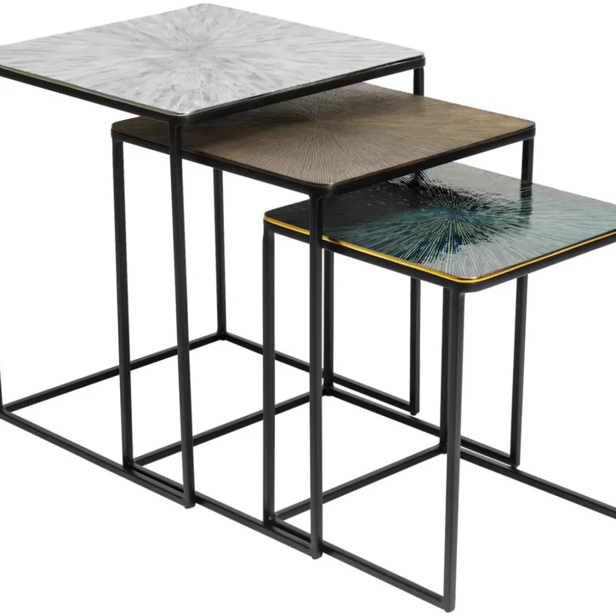 Beistelltisch Ray Square (3/Set)