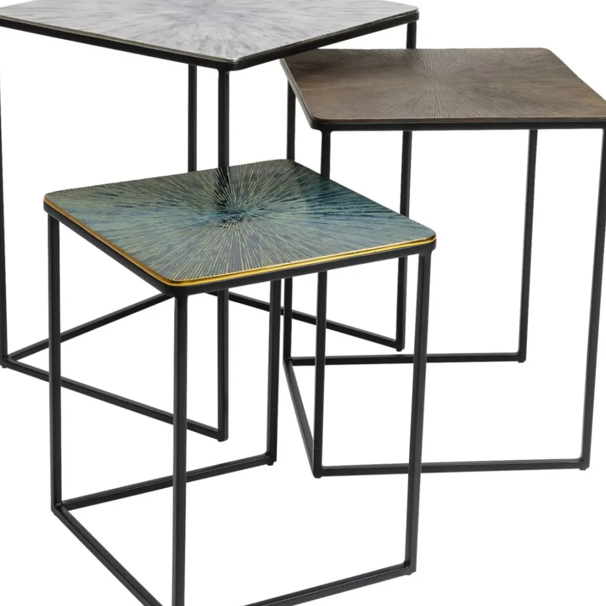 Beistelltisch Ray Square (3/Set)