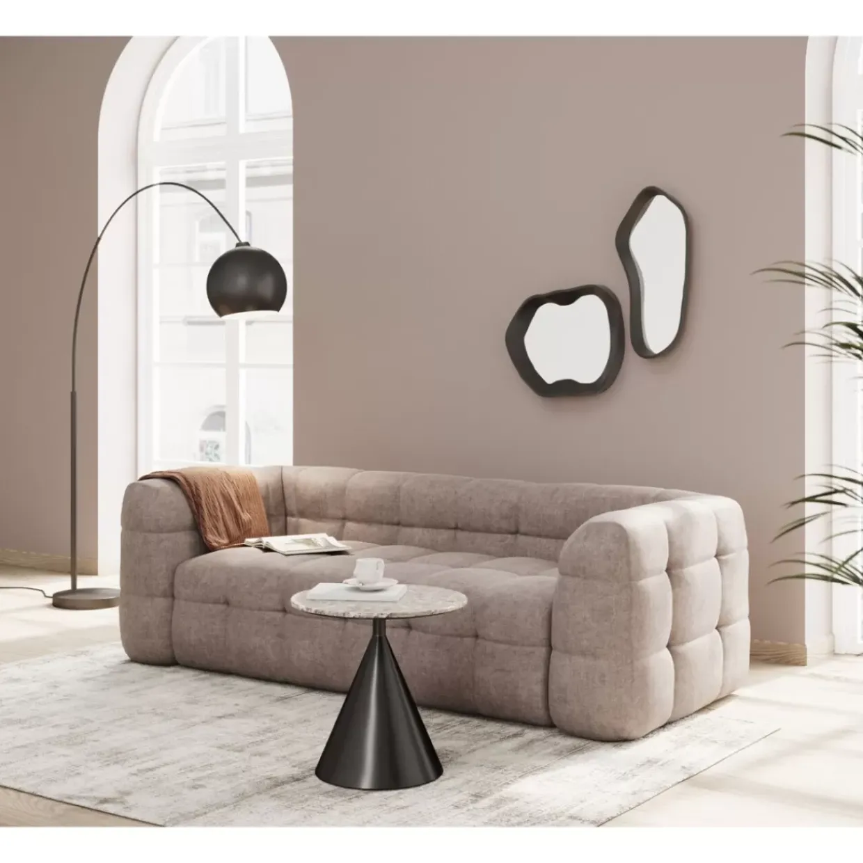 Beistelltisch Rita Schwarz O50Cm