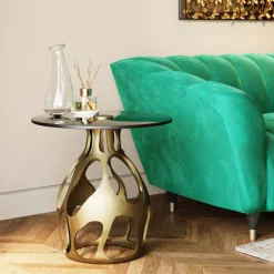 Beistelltisch Volcano Gold O60Cm