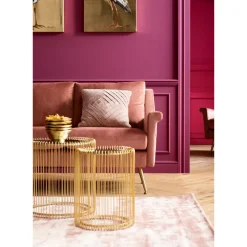 Beistelltisch Wire Messing (2/Set) O44Cm