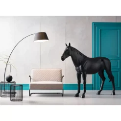 Beistelltisch Wire Schwarz (2/Set) O44Cm