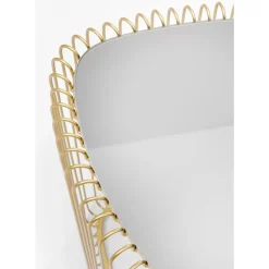 Beistelltisch Wire Triangle Gold (2/Set)