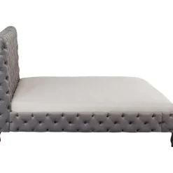 Bett Desire Hoch Silbergrau 160X200 Cm