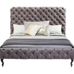 Bett Desire Hoch Silbergrau 180X200 Cm