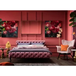 Bett Desire Velvet Rose 160X200Cm