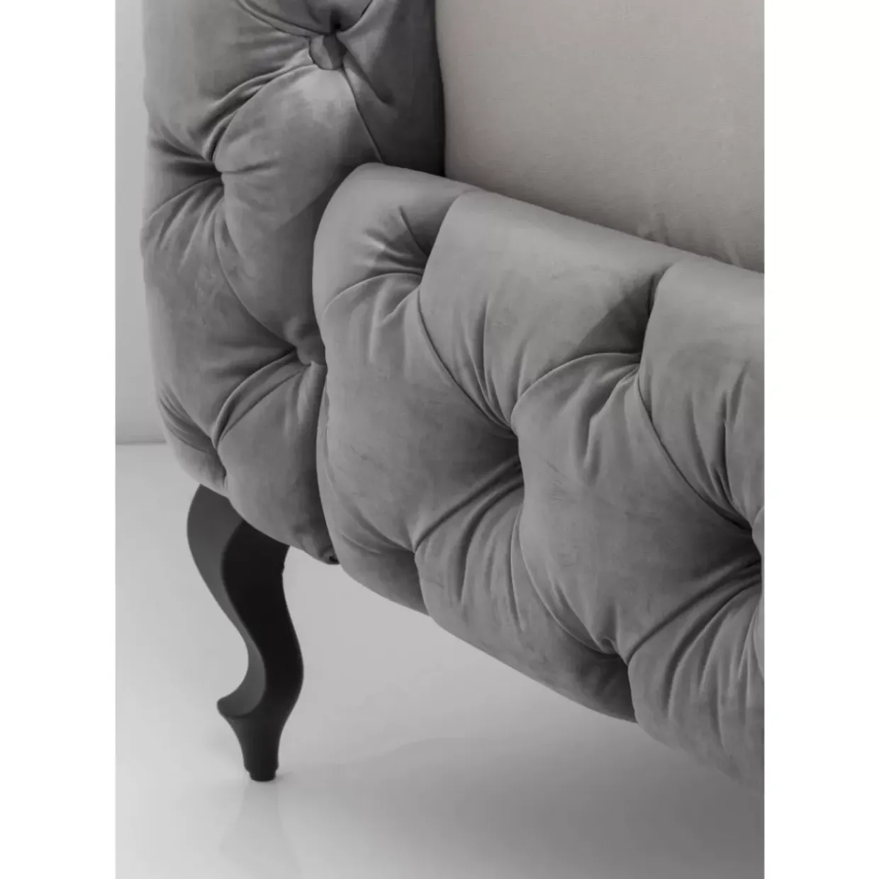 Bett Desire Velvet Silbergrau 200X200Cm