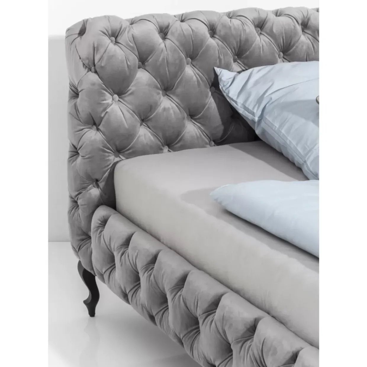 Bett Desire Velvet Silbergrau 200X200Cm