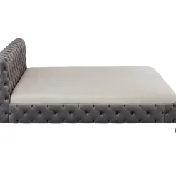 Bett Desire Velvet Silbergrau 200X200Cm