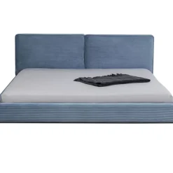 Bett East Side Cord Blau 160X200Cm