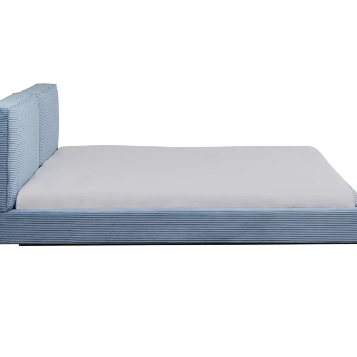 Bett East Side Cord Blau 160X200Cm