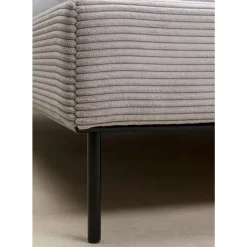 Bett East Side Cord Grau 180X200Cm