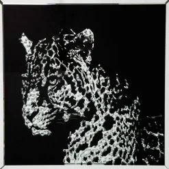 Bild Frame Mirror Leopard 80X80Cm