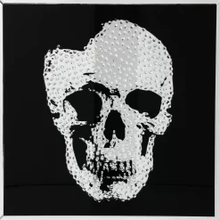 Bild Frame Mirror Skull 100X100Cm