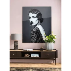 Bild Glas Beauty Lady 120X150Cm