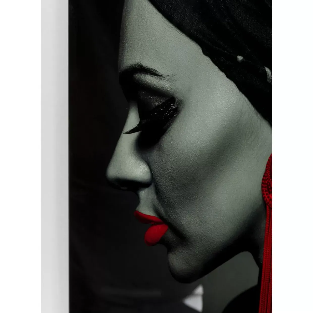 Bild Glas Lady Red Earring 80X120