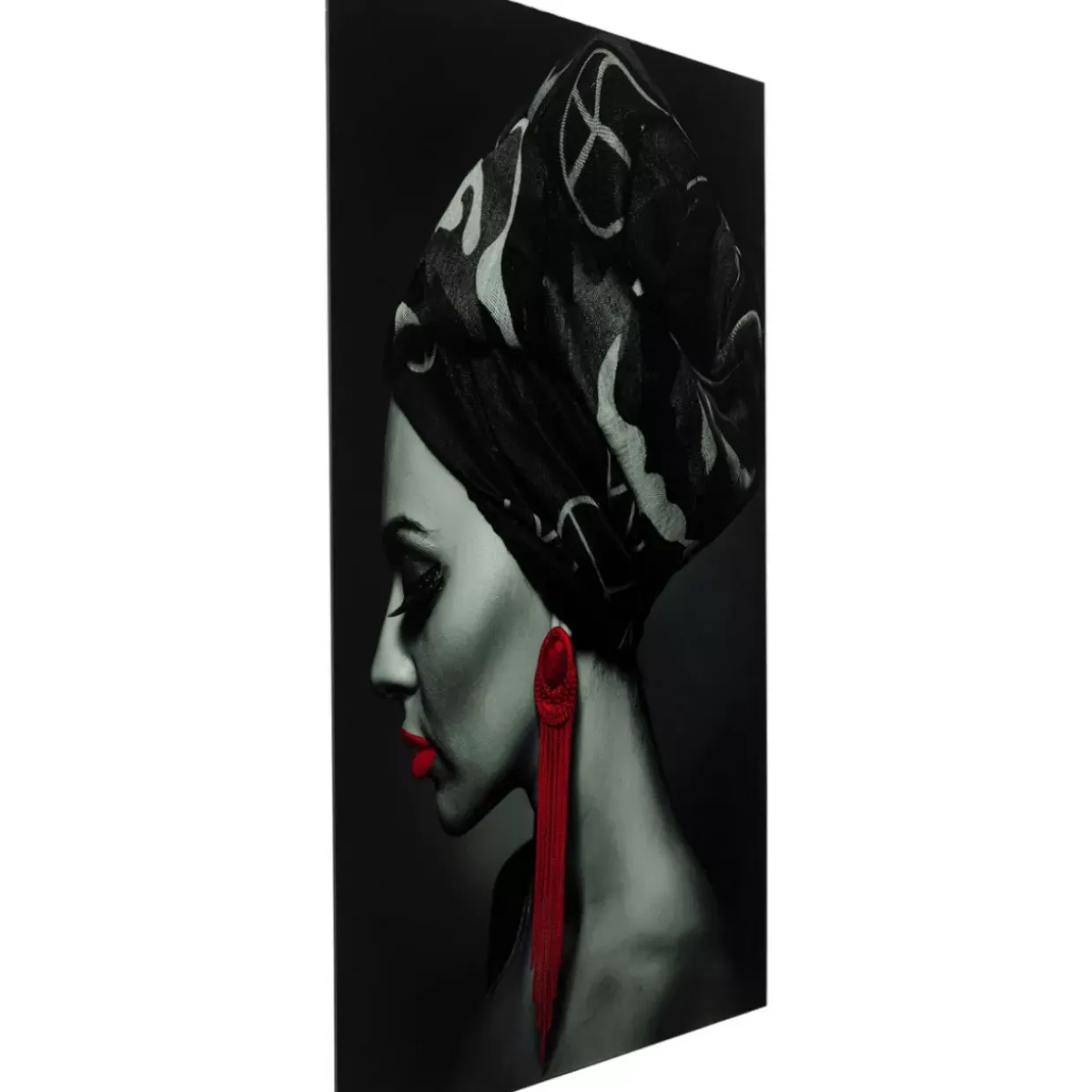 Bild Glas Lady Red Earring 80X120