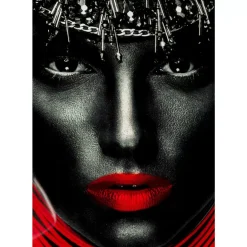 Bild Glas Lady Red Lips 80X120