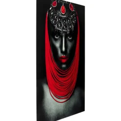 Bild Glas Lady Red Lips 80X120