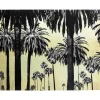 Bild Glas Metallic Palms 180X120Cm