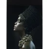 Bild Glas Royal Headdress Profile 100X150Cm