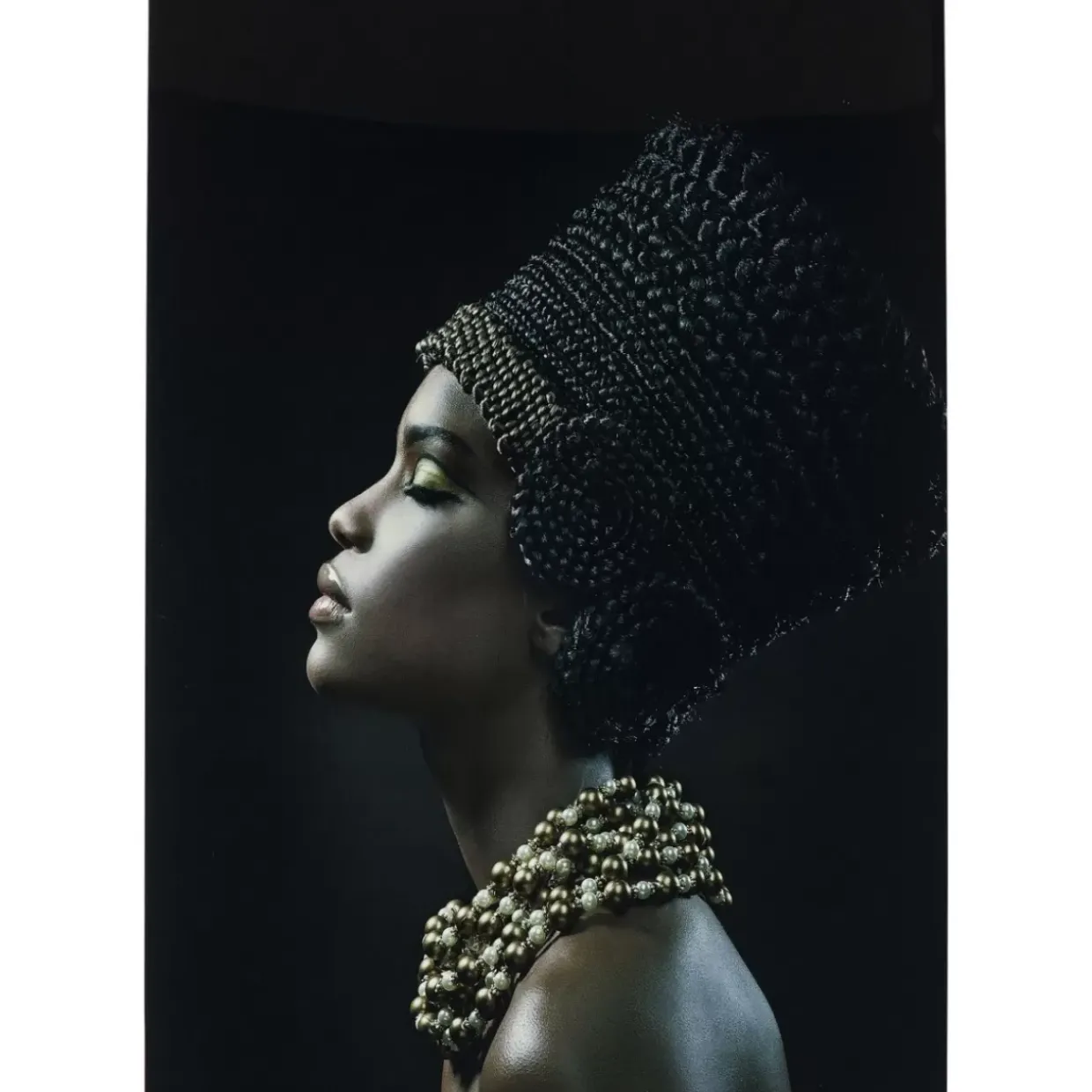 Bild Glas Royal Headdress Profile 100X150Cm