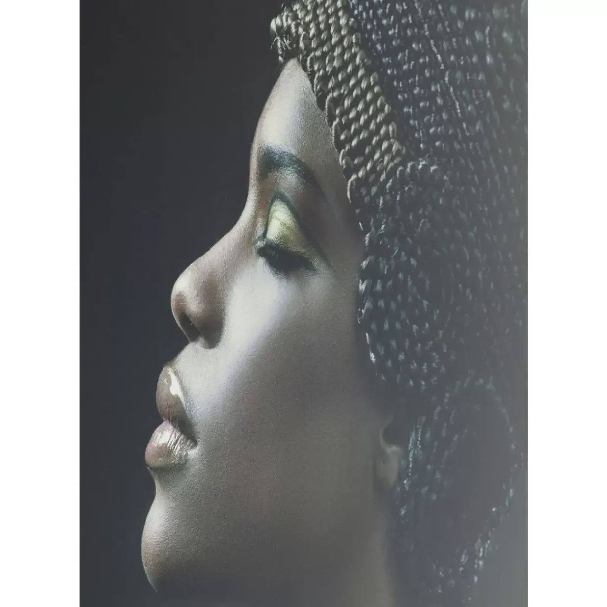 Bild Glas Royal Headdress Profile 100X150Cm