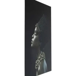 Bild Glas Royal Headdress Profile 100X150Cm