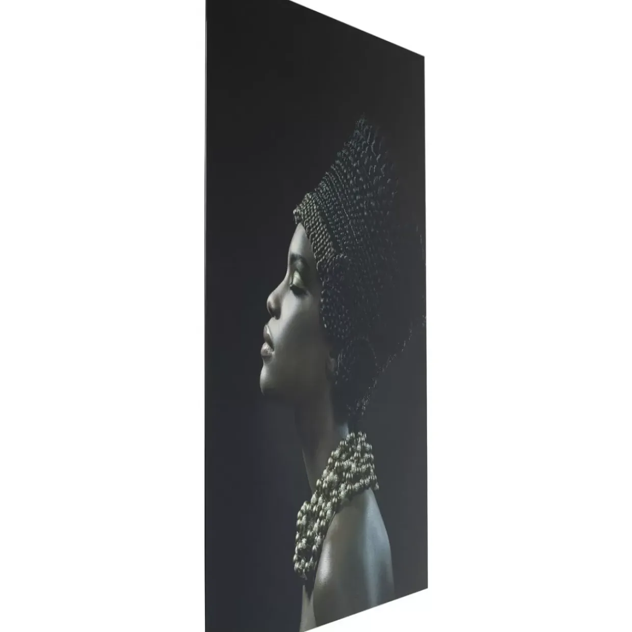 Bild Glas Royal Headdress Profile 100X150Cm