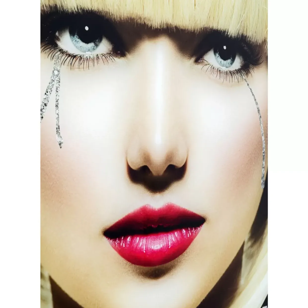 Bild Glas Runny Eyes 80X80