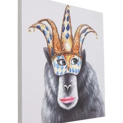 Bild Touched Carnival Monkey 70X70Cm